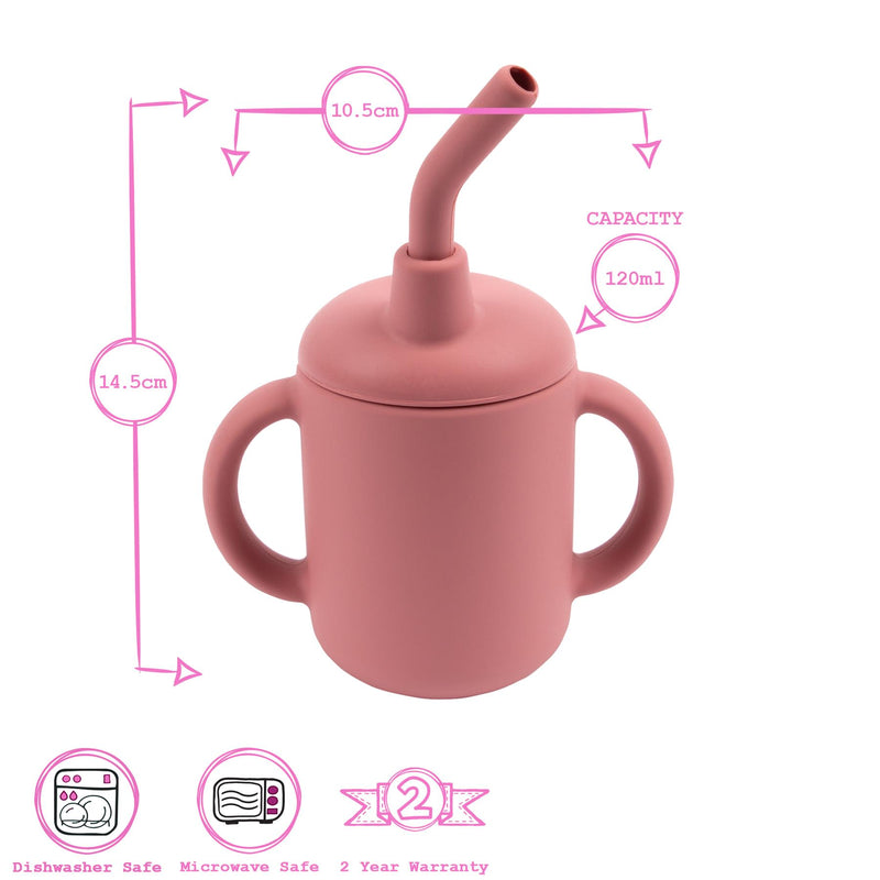 120ml Silicone Baby Sippy Cup