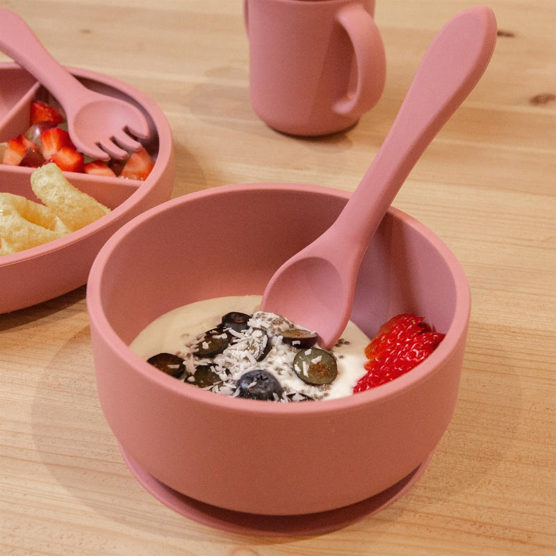 Silicone Baby Suction Bowl with Lid
