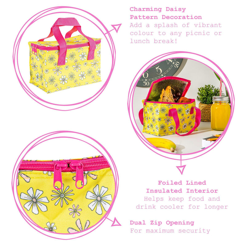 Daisies Insulated Lunch Bag