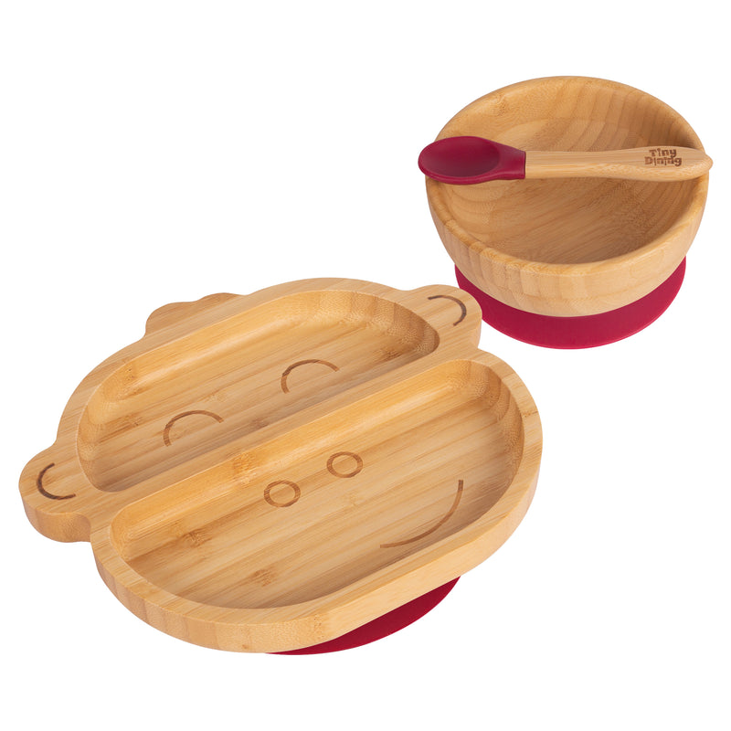 Max The Monkey Bamboo Suction Dinner Set