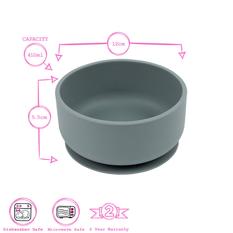 Silicone Baby Suction Bowl