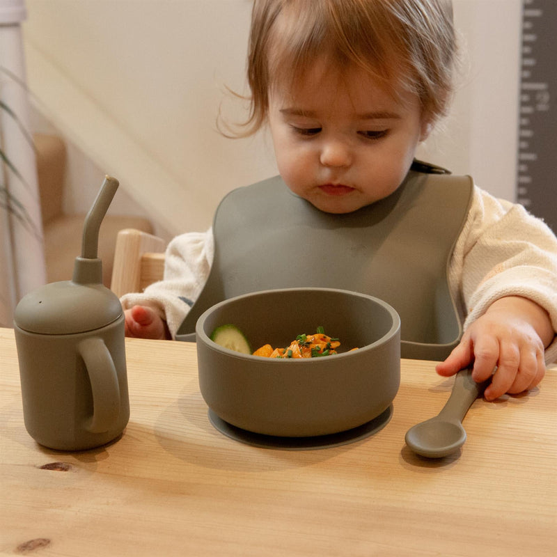 Silicone Baby Suction Bowl with Lid