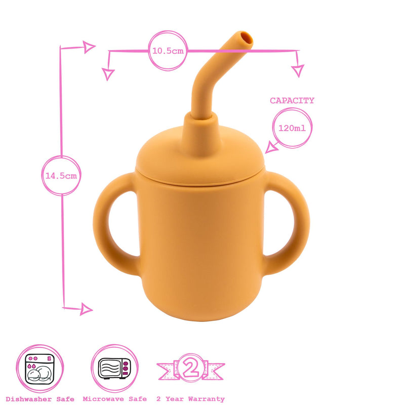 120ml Silicone Baby Sippy Cup